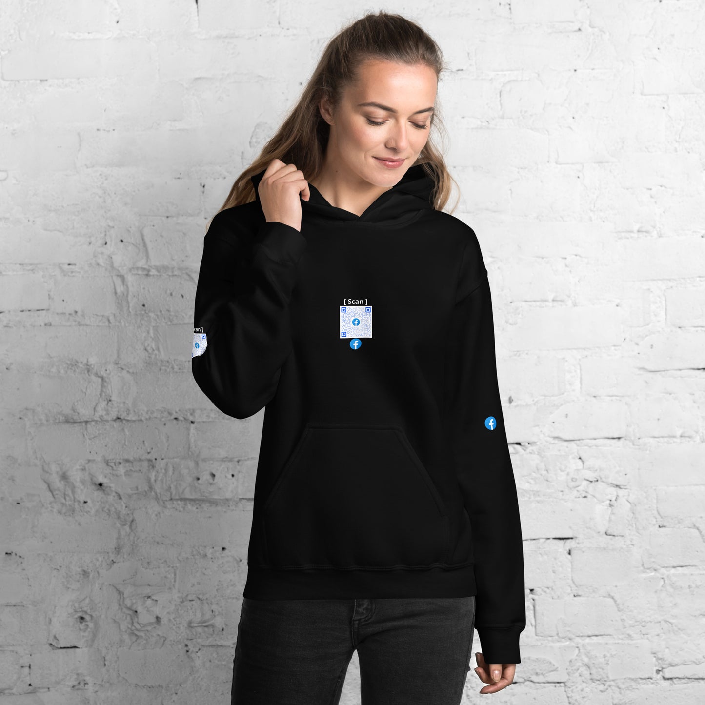 Facebook QR-Code HOODIE